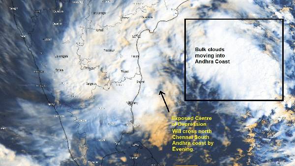 బంగాళాఖాతంలో అల్పపీడనం బంగాళాఖాతంలో అల్పపీడనం