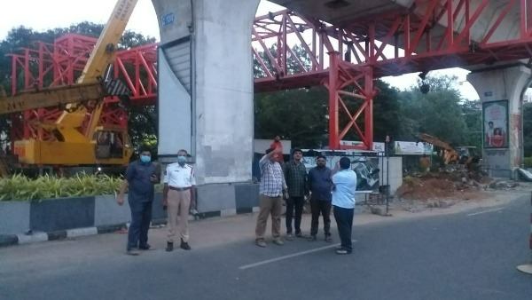 GHMC Innovative Program.!Construction of 21 Footover Bridges!Very comfortable for pedestrians.!