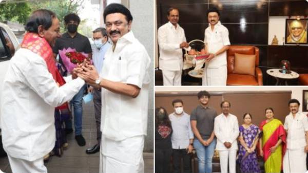 Had a wonderful time with Telangana CM KCR: Tamil Nadu CM MK Stalin Had a wonderful time with Telangana CM KCR: Tamil Nadu CM MK Stalin