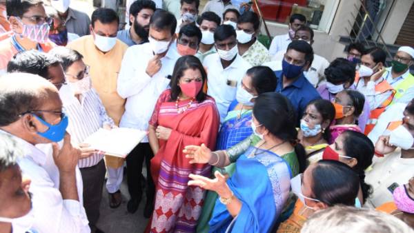 City dwellers looking hell with the narrow road.!Mayor will work for the width of the road.! City dwellers looking hell with the narrow road.!Mayor will work for the width of the road.!