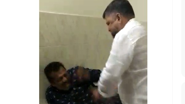 మోకాళ్లపై నిలబెట్టి క్షమాపణ