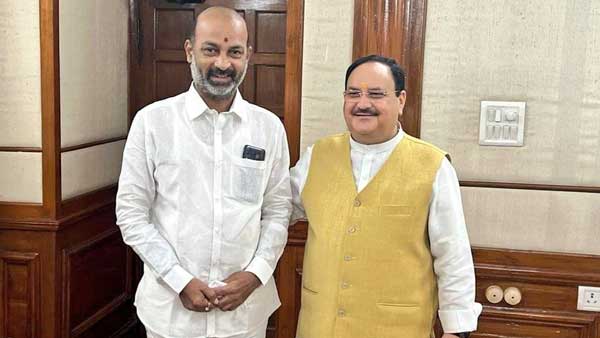 Bandi Sanjay Birthday wishes to Nadda!Talk for a while about state affairs! Bandi Sanjay Birthday wishes to Nadda!Talk for a while about state affairs!