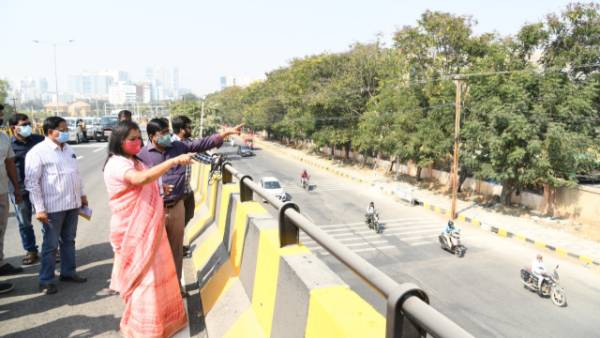  తుది దశలో షేక్ పేట్, ఓవైసీ ఫ్లై ఓవర్ లు.. నిర్మాణపనులను పరిశీలించిన మేయర్