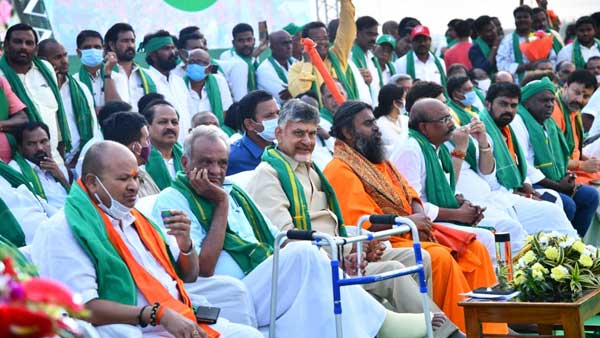తిరుపతి సభ ద్వారా సీఎంపై ఒత్తిడి