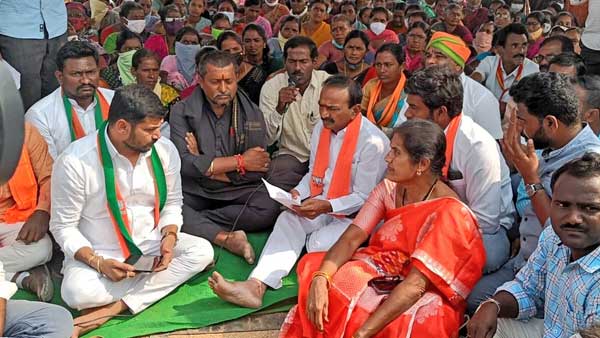 Etela Rajender slams KCR government: visited akkannapet