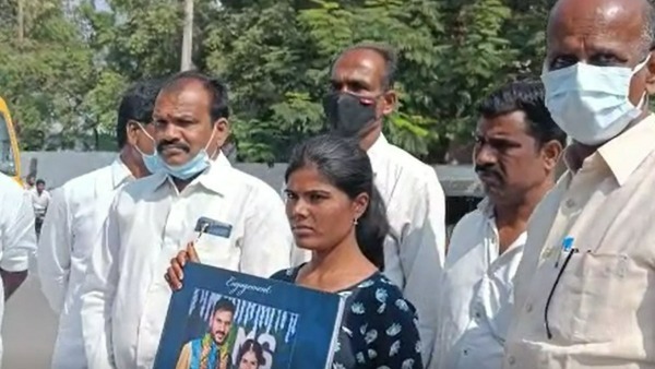 పోలీసులకు ఫిర్యాదు చేసిన బాధిత యువతి .. న్యాయం చెయ్యాలని డిమాండ్ 