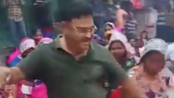 Video Viral:MLA Ambati shakes his leg for a chiranjeevi number on the eve of Bhogi Video Viral:MLA Ambati shakes his leg for a chiranjeevi number on the eve of Bhogi