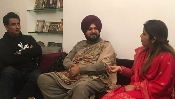 Sonu Soods Sister Malvika sood Joins Congress: meets CM Channi and Navjot Sidhu. Sonu Soods Sister Malvika sood Joins Congress: meets CM Channi and Navjot Sidhu.