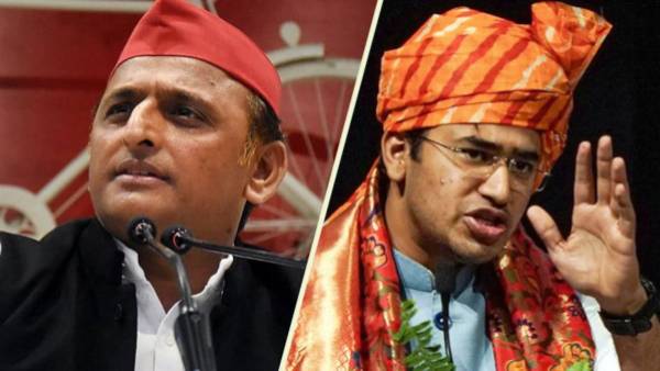 UP Polls 2022:Twitter war between Akhilesh and Tejaswi Surya, have a look at what they both tweeted UP Polls 2022:Twitter war between Akhilesh and Tejaswi Surya, have a look at what they both tweeted