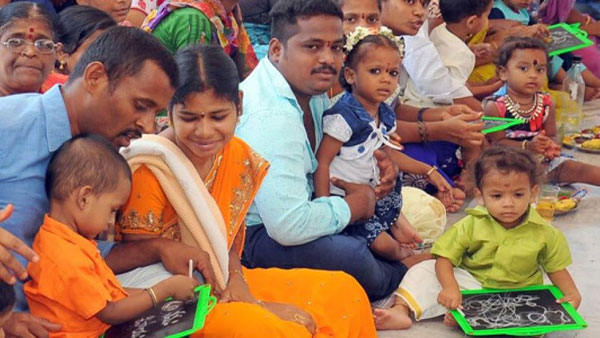 సరస్వతీ దేవి జన్మదినం వసంత పంచమి.. అందుకే బాసరలో చిన్నారుల అక్షరాభ్యాసాలు