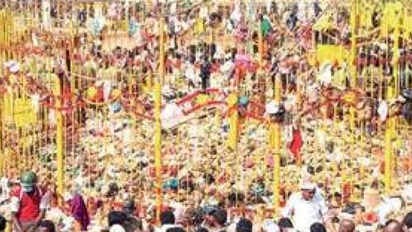 గిరిజన సంప్రదాయాన్ని కళ్ళకు కట్టే జాతర.. కోటికి పైగా భక్తులతో మేడారంలో సంబరం గిరిజన సంప్రదాయాన్ని కళ్ళకు కట్టే జాతర.. కోటికి పైగా భక్తులతో మేడారంలో సంబరం