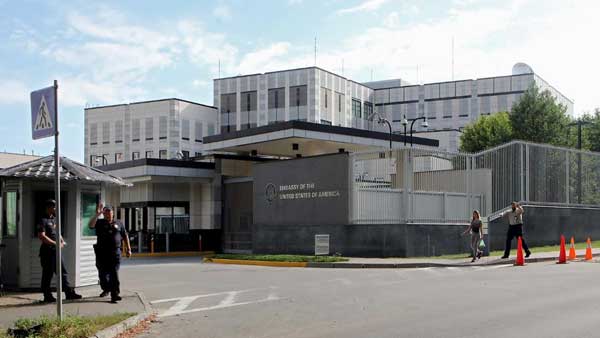 అమెరికా ఎంబసీ ఇదివరకే ఖాళీ..