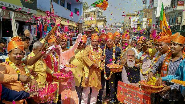  నాలుగు రాష్ట్రాల్లో బీజేపీ స్వీప్