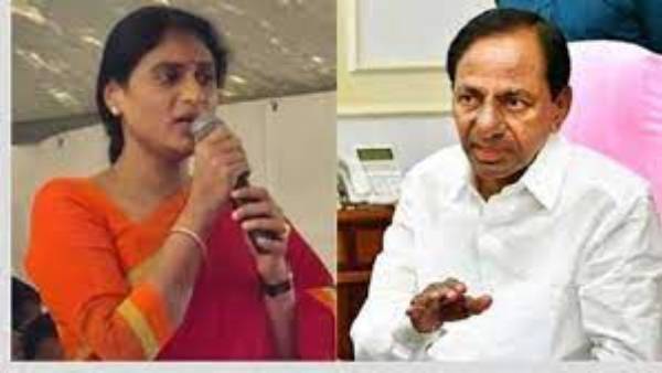 భూములు ఇస్తానని.. లాక్కుంటున్నారు: కేసీఆర్‌పై షర్మిల ఫైర్