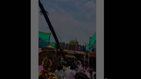 శ్రీ నీలకంఠేశ్వర స్వామి ఆలయ పునః ప్రతిష్టాపన మహోత్సవంలో ఘటన శ్రీ నీలకంఠేశ్వర స్వామి ఆలయ పునః ప్రతిష్టాపన మహోత్సవంలో ఘటన