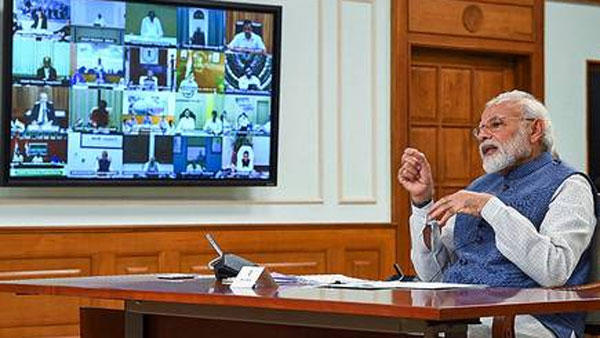 అన్ని రాష్ట్రాల సీఎంలతో ప్రధాని మోడీ వీడియో కాన్ఫరెన్స్