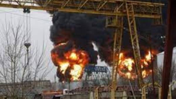 ukraine begins counter attack ? russia claims air strike hits fuel depot in their land ukraine begins counter attack ? russia claims air strike hits fuel depot in their land