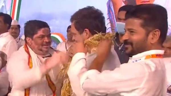 రూ. 2 లక్షల రైతు రుణమాఫీకి గ్యారంటీ: రాహుల్ రూ. 2 లక్షల రైతు రుణమాఫీకి గ్యారంటీ: రాహుల్
