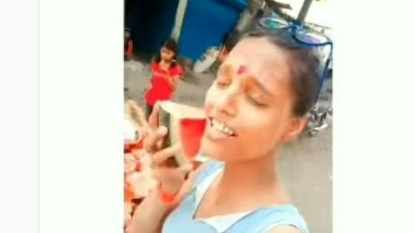 పుచ్చకాయను నుదటమీద పెట్టి.. పుచ్చకాయను నుదటమీద పెట్టి..