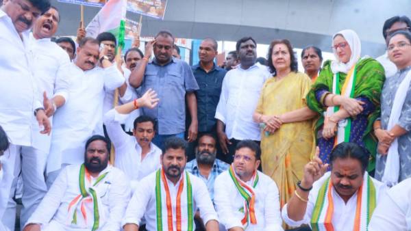  శాంతి యుత నిరసనలు.. పోలీసులు రెచ్చగొట్టడంతో హింస చోటుచేసుకుందన్న రేవంత్