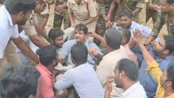 గుంటూరు జిల్లాలో అక్రమ మట్టి తవ్వకాలపై ధూళిపాళ్ళ నరేంద్ర ఆందోళనలు గుంటూరు జిల్లాలో అక్రమ మట్టి తవ్వకాలపై ధూళిపాళ్ళ నరేంద్ర ఆందోళనలు