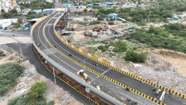 Hitech City Road is a huge Relief from Traffic.!KTR to launch Kaitlapur ROB.! Hitech City Road is a huge Relief from Traffic.!KTR to launch Kaitlapur ROB.!