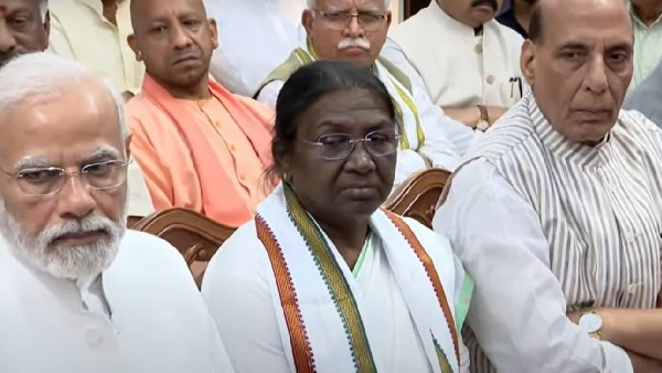 nda presidential candidate draupadi murmu filed nomination, pm modi, shah among attended nda presidential candidate draupadi murmu filed nomination, pm modi, shah among attended