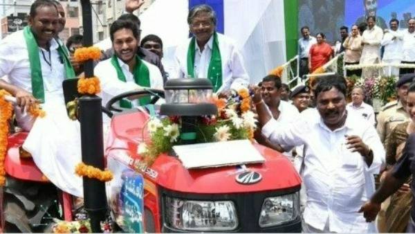 ట్రాక్టర్ నడిపి రైతుల్లో ఉత్సాహం నింపిన వైఎస్ జగన్