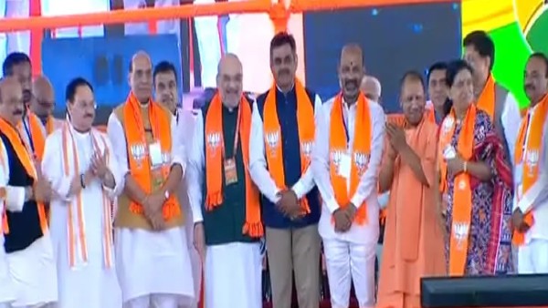 Hyderabad: Konda Vishweshwar reddy joins BJP on the presence of JP Nadda Hyderabad: Konda Vishweshwar reddy joins BJP on the presence of JP Nadda