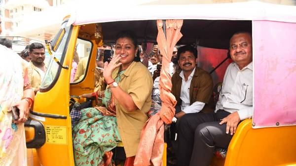 Minister Roja satires on JAnasea Cheif Pawan Kalyan, says no need to allied with BJP Minister Roja satires on JAnasea Cheif Pawan Kalyan, says no need to allied with BJP