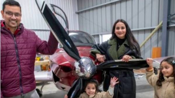  UK based keralite flied plane after two years it was build in covid 19 lockdown