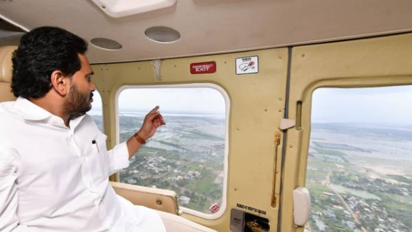  జగన్ ఏరియల్ సర్వే