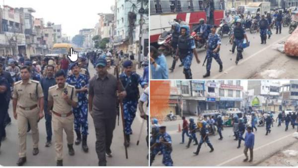 పాతబస్తీ ప్రాంతంలో పోలీసుల మోహరింపు