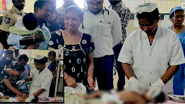 నీటి సంపులో చిన్నారిని పడేసింది తల్లే .. దొంగతనం కట్టుకథ