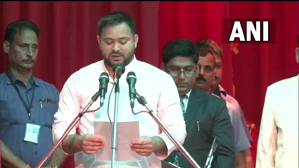 Nitish Kumar and Tejaswi Yadav takes oath as CM and Deputy CM of Bihar 