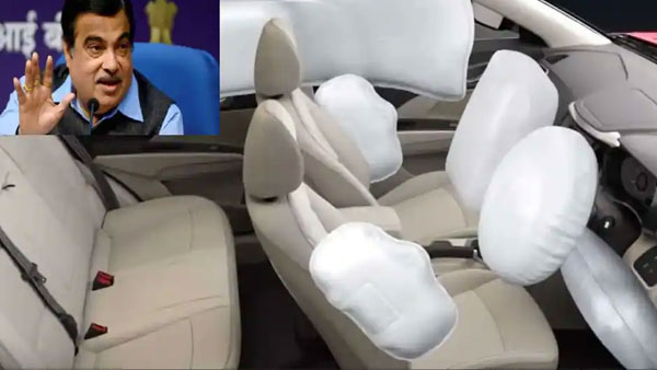 Central Government makes 6 airbags in cars mandatory from October next year: Nitin Gadkari Central Government makes 6 airbags in cars mandatory from October next year: Nitin Gadkari