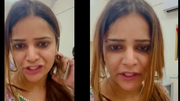 Actress and UP Congress leader Archana Gautam allegedly misbehaviour by TTD staff. Actress and UP Congress leader Archana Gautam allegedly misbehaviour by TTD staff.