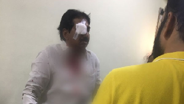 ఇనుపచువ్వతో దాడి.. దెబ్బతిన్న కుడికన్ను