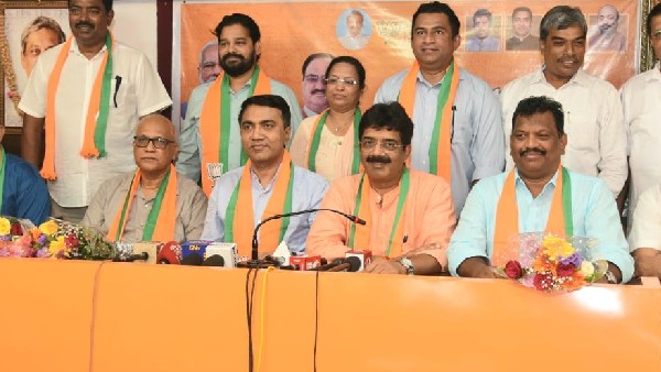 God said, you go ahead, dont worry: Former Congress MLA DigambarKamat, after joining BJP. God said, you go ahead, dont worry: Former Congress MLA DigambarKamat, after joining BJP.