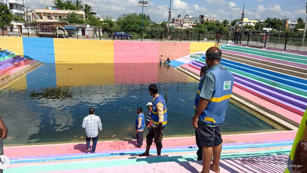  74 తాత్కాలిక చెరువులు..