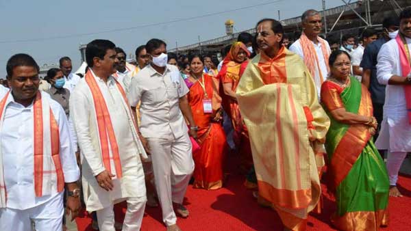 సీఎం హోదాలో కేసీఆర్ యాదాద్రి పర్యటన ఇది 21వ సారి 