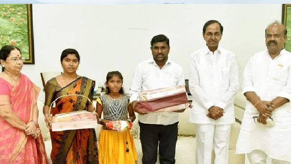  Nine years waiting is over: CM KCR names to a baby girl as Mahati.