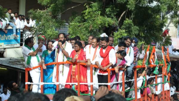  పాల్వాయి గోవర్ధన్ రెడ్డి ఆశయ సాధన కోసం కృషి.. ఆడపడుచును ఆశీర్వదించాలన్న పాల్వాయి స్రవంతి