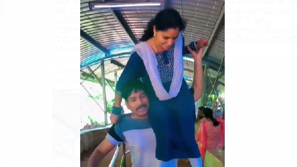 ఏకంగా 70 మెట్లు భార్యని ఎత్తుకొని ఎక్కిన భర్త 