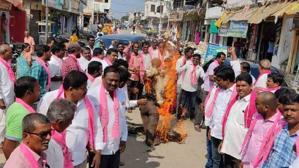 బిజెపి నీచ రాజకీయాలను తిప్పిగొడుతూ ఆందోళనలు చేస్తున్నామన్న టీఆర్ఎస్
