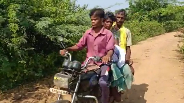 65 కిలోమీటర్ల దూరం బైక్ పై బాలిక తరలింపు.. అమానవీయ ఘటన