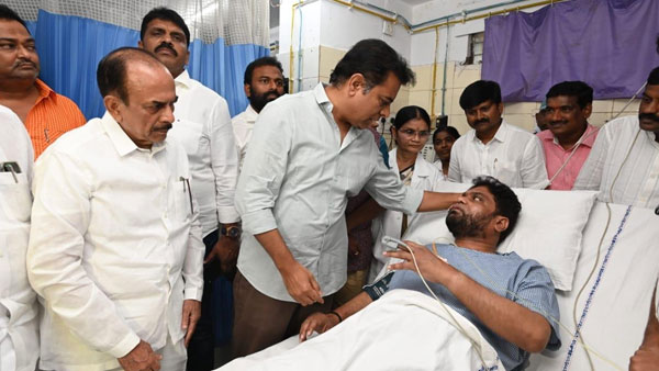 minister ktr warned to bjp leaders for attack
