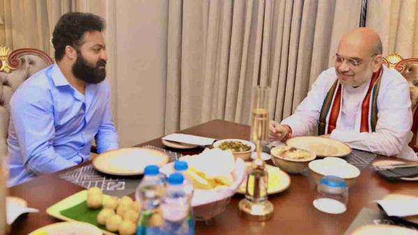 అమిత్ షాతో ఎన్టీఆర్ భేటీ అమిత్ షాతో ఎన్టీఆర్ భేటీ
