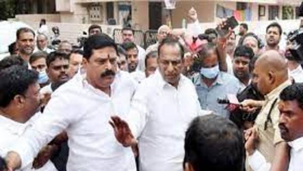 ఐటీ దాడులతో మంత్రి మల్లారెడ్డి హంగామా.. ఐటీ అధికారులపై ఓవరాక్షన్