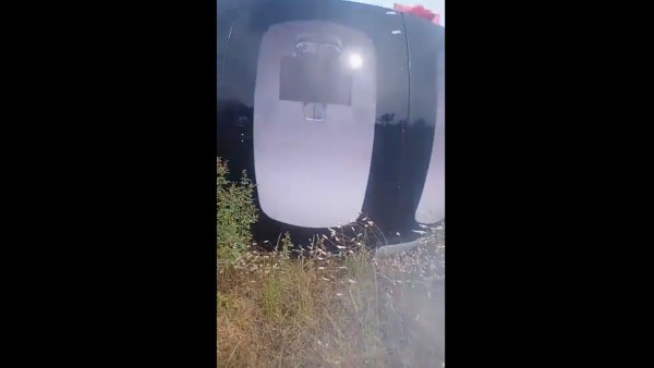 మొగిలి గుండ్లలో పంట పొలాల్లో పడిన భారీ వింత శకటం